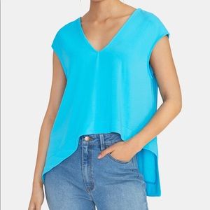 RACHEL Rachel Roy high-low hem, blue, Size XS‎